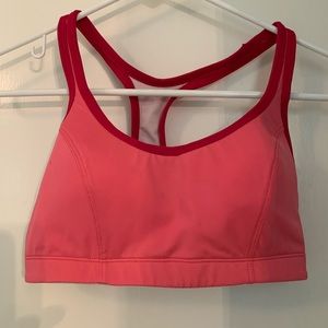 Pink champion sports bra